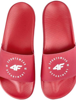 Dámské pantofle 4FSS23FFLIF068-62S červené - 4F