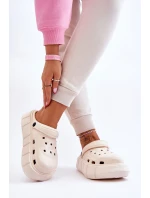 Dámská pěnová platforma Crocs Béžove Beckett