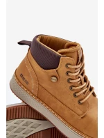 Pánské Šněrovací Boty Big Star OO174561 Hi-Poly System Camel