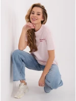 Tričko D12022AH02645V světle růžové Tričko D12022AH02645V světle růžové