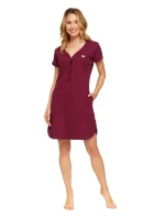 Dámská těhotenská košile 4115 wine - Doctornap Dámská těhotenská košile 4115 wine - Doctornap
