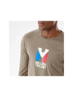Tričko MILLET M CHAMONIX TRI TS LS hnědé pánské Tričko MILLET M CHAMONIX TRI TS LS hnědé pánské