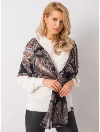 Dámský šátek AT CH F106011 2 černý Dámský šátek AT CH F106011 2 černý