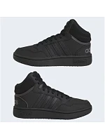 Unisex junior kotníčková obuv Hoops Mid 3.0 K Jr HR0228 Černá - Adidas Unisex junior kotníčková obuv Hoops Mid 3.0 K Jr HR0228 Černá - Adidas