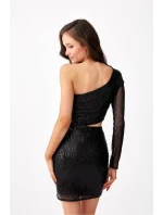 Večerní šaty SUK0404 černé - Roco Fashion Večerní šaty SUK0404 černé - Roco Fashion