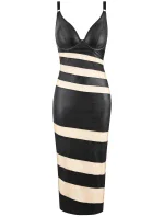 Dámské sexy šaty V-10879 Černá - Axami Dámské sexy šaty V-10879 Černá - Axami