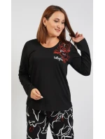 Dámské pyžamo dlouhé Butterfly Dámské pyžamo dlouhé Butterfly