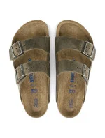 Dámské/pánské žabky Birkenstock Arizona Soft Footbed Oiled Leather Narrow Faded Khaki (1019377) Dámské/pánské žabky Birkenstock Arizona Soft Footbed Oiled Leather Narrow Faded Khaki (1019377)