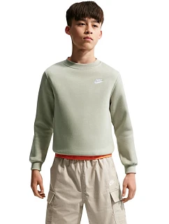 Dětská mikina Nike Sportswear Club Fleece Light Green FD3006 304