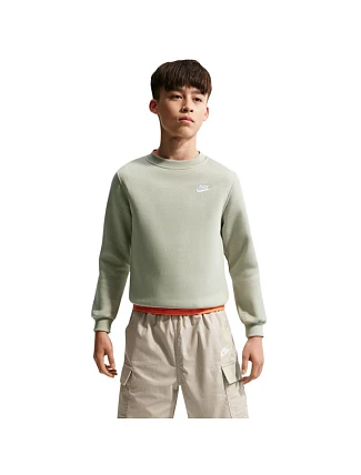 Dětská mikina Nike Sportswear Club Fleece Light Green FD3006 304 Dětská mikina Nike Sportswear Club Fleece Light Green FD3006 304