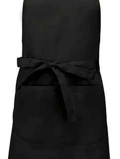 Kariban K 890 Zástěra s laclem "Sommelier" 20.K890 black