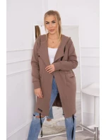 Zateplená bunda s kapucí mocca Zateplená bunda s kapucí mocca