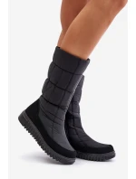 Dámské zimní boty na zip Progress PROGJ-24-144 Černé