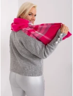 Šála AT SZ 23125 1.26 šedorůžová Šála AT SZ 23125 1.26 šedorůžová