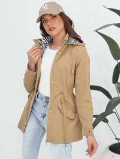 Dámská bunda AVELIN tmavě béžová FashionStreet TY4347