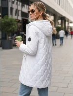 Dámská prošívaná přechodná bunda bílá FashionStreet TY5564