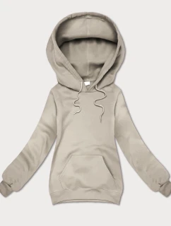 Béžová volná klokaní mikina s kapucí S'West (B-11#)