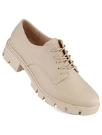 M.Daszynski W SAN33C béžové polobotky