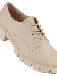 M.Daszynski W SAN33C béžové polobotky