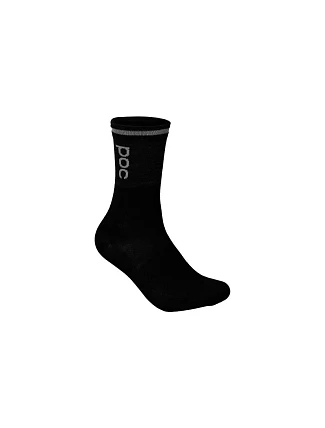 Cyklistické ponožky POC Thermal Sock Mid, černé Cyklistické ponožky POC Thermal Sock Mid, černé