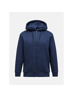 Pánská mikina Peak Performance M Original Small Logo Zip, barva: tmavě modrá