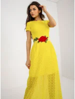 LK SK 506318 šaty.16P žlutá LK SK 506318 šaty.16P žlutá