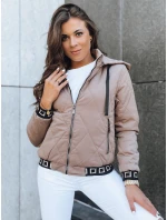 Dámský prošívaný bomber HEKATE beige FashionStreet TY3756