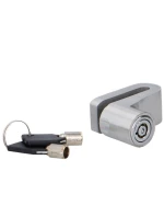 ZÁMEK BRZDOVÉHO KOTOUČE S LANKEM PŘIPOMÍNAJÍCÍM DUNLOP SILVER ZÁMEK BRZDOVÉHO KOTOUČE S LANKEM PŘIPOMÍNAJÍCÍM DUNLOP SILVER