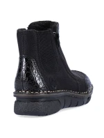 Pohodlné zateplené boty na zip Rieker W RKR555