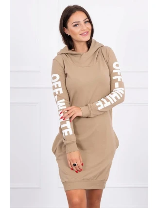 Off White velbloudí šaty Off White velbloudí šaty