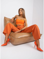 DHJ kalhoty SP 15679.01X tmavě oranžová