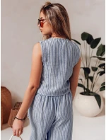 Dámská vesta LINELIA modrá FashionStreet PY0134
