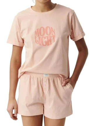 Dámské pyžamo 487 peach - Atlantic