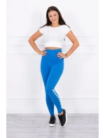 Chrpové legíny Brooklyn kalhoty