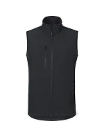 Trail softshellová vesta pánská ebony gray