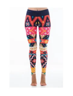 Dámské fitness legíny Six Deuce Aztec - multicolor - Litex