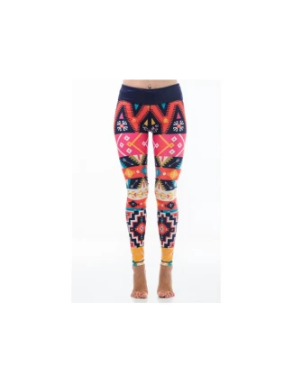 Dámské fitness legíny Six Deuce Aztec - multicolor - Litex