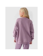 Dívčí mikina bez kapuce 4F Junior 4FJWAW24TSWSF1214-51S