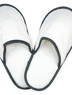 The One Towelling Slippers Froté pantofle 48.1026 white/anthracite