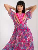 Šaty DHJ SK 11331 3.61 tmavě růžová