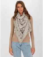 Dámský šátek AT CH 23505 1.55 Šedá vzor - FPrice Dámský šátek AT CH 23505 1.55 Šedá vzor - FPrice