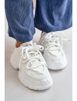 Dámské tenisky na masivní podrážce bílé Nevela