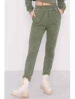 Teplákové kalhoty 15891 khaki