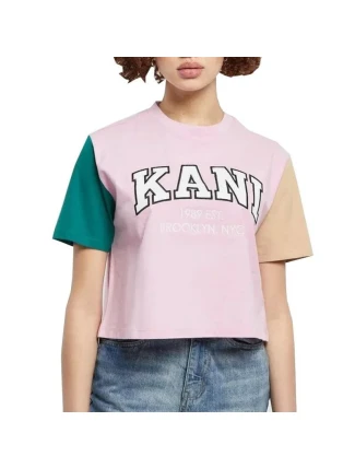 Tričko Karl Kani Serif Crop Block Tee W 6130859 Tričko Karl Kani Serif Crop Block Tee W 6130859