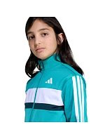 Tepláková souprava adidas Seasonal Essentials Tiberio 3-Stripes Tricot Jr JN2245