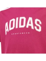 Dětské tričko adidas Codes Collegiate Graphic Tee růžové KA9764