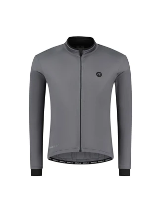 Rogelli ESSENTIAL dres s dlouhým rukávem graphite 3XL