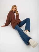 Dámská mikina EM BL 694.20x tmavě hnědá - FPrice Dámská mikina EM BL 694.20x tmavě hnědá - FPrice