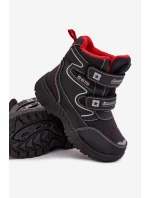 Dětské zateplené sněhule / trapery Big Star - tmavě modrá