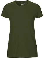 Neutral O 81001 Dámské tričko z bio bavlny 77.8101 military Neutral O 81001 Dámské tričko z bio bavlny 77.8101 military